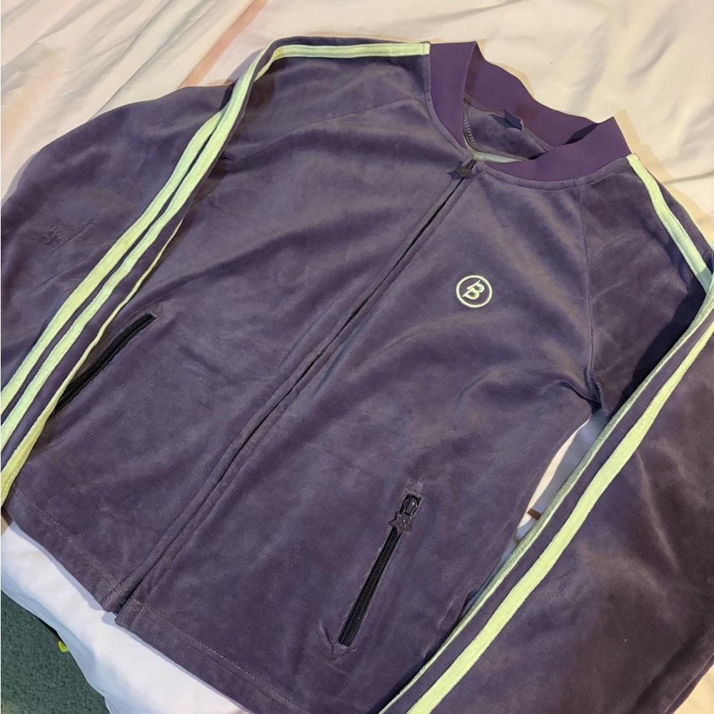 Body by Raven Tracy Purple Velour Jacket Only